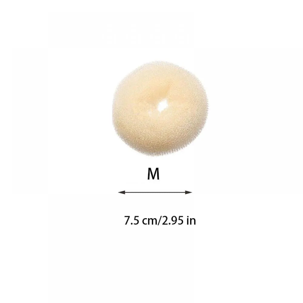 Plate Hair Donut Hair Bun Maker Roller DIY Magic Elastic Foam Sponge Hair Styling Tools Princess Hair Accessories Updo - Curl and Collar