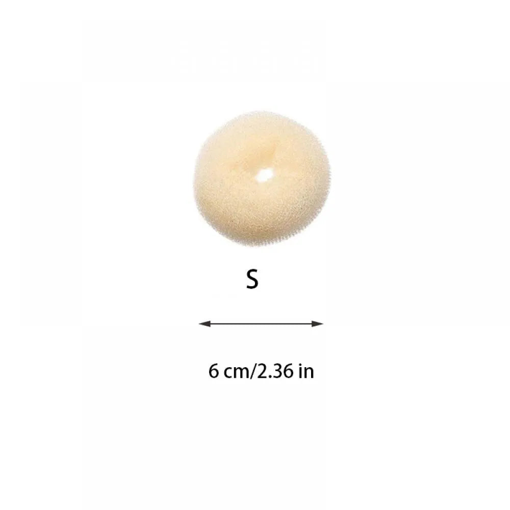 Plate Hair Donut Hair Bun Maker Roller DIY Magic Elastic Foam Sponge Hair Styling Tools Princess Hair Accessories Updo - Curl and Collar