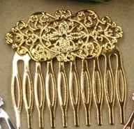 REGELIN 2018 Vintage Fashion Teeth Comb Hair Jewelry Charm Women Flower Hairpin Hairclips Barrettes Hair Wear Accessories DIY