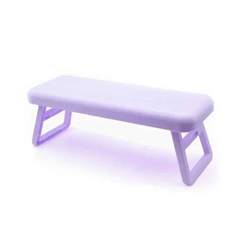 Folding Nail Hand Manicure Rest Arm Stand Pillow Cushion Holder Table Desk Armrest Sponge Support Mat Polish Tool Practice Salon