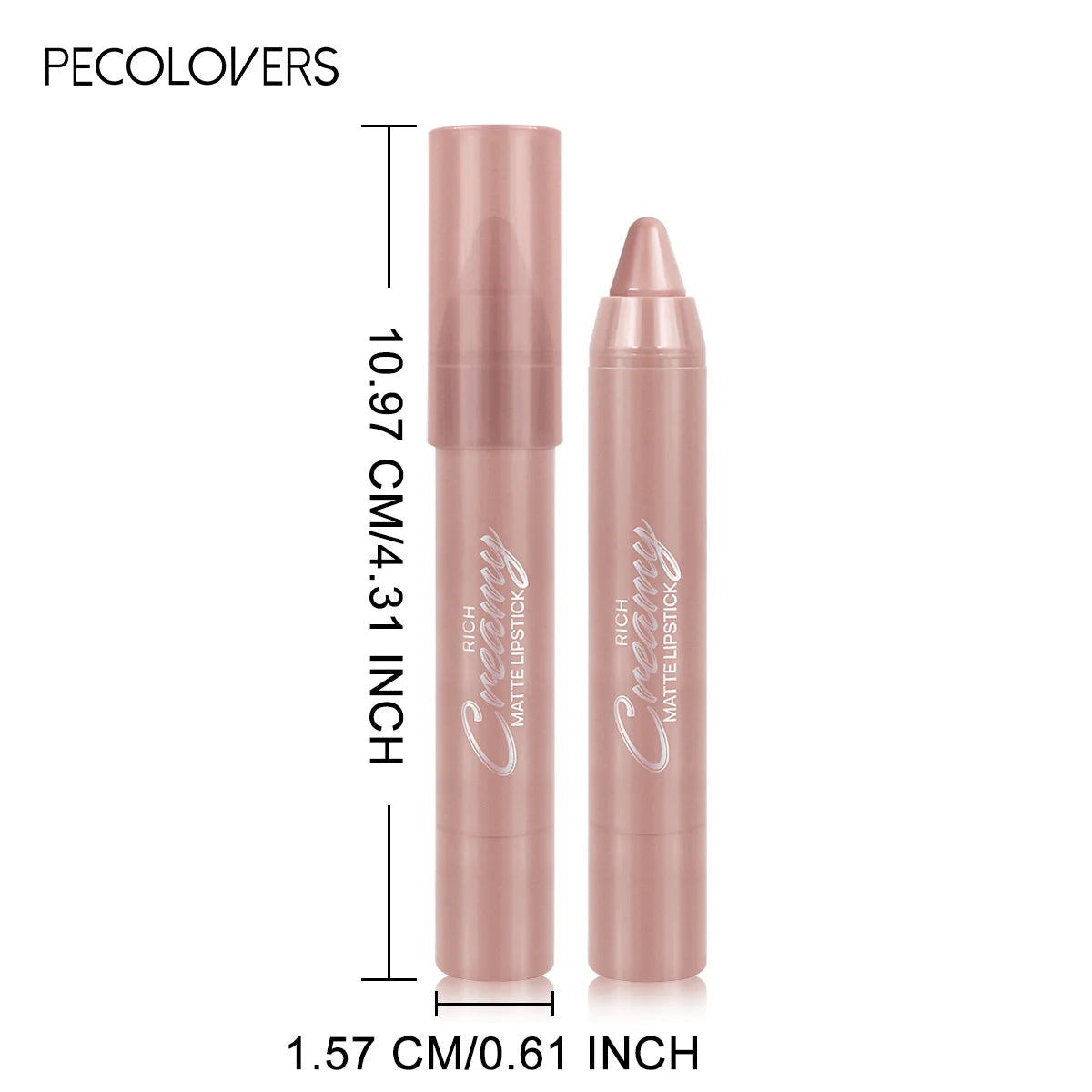 6PCS/SET Creamy Matte Lipstick Kit, 6 Versatile Everyday Lip Shades, Silky Smudge-Proof Lip Crayon, Smooth Glide-On Application, Lightweight Comfortable Wear, Travel-Friendly Beauty Essentials - Curl and Collar