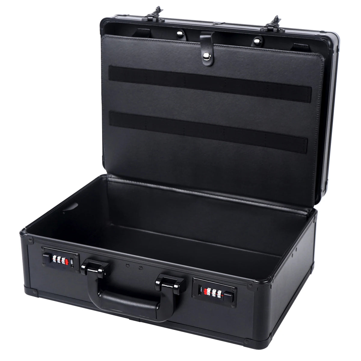 Portable Hairdressing Toolbox with Password Lock, Stylist Storage Case for 8 Scissors 4 Trimmers Combs, Beauty Tool Organizer Box - Curl and Collar