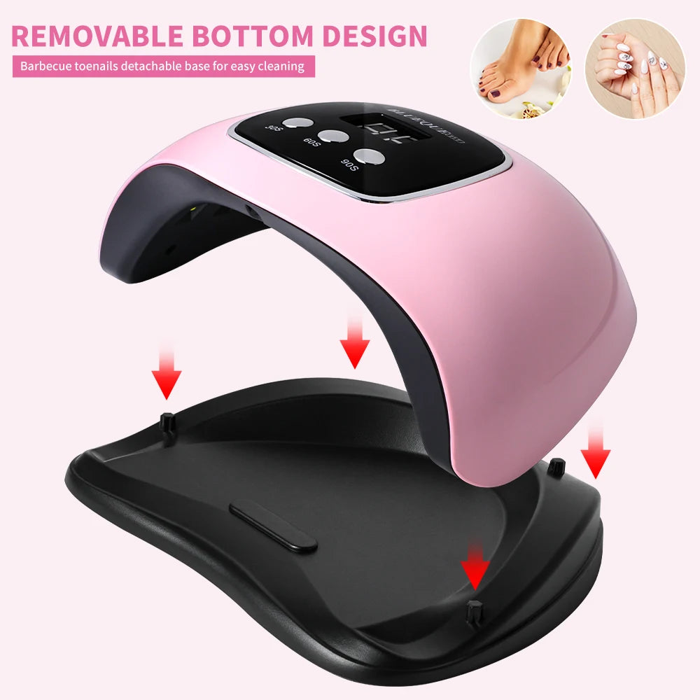 LIMEGIRL Nail UV Dryer Machine Professional 24 LED UV Manicure Lamp Home Use Nail Lamp For Drying Polish Varnish With USB Cable - Curl and Collar