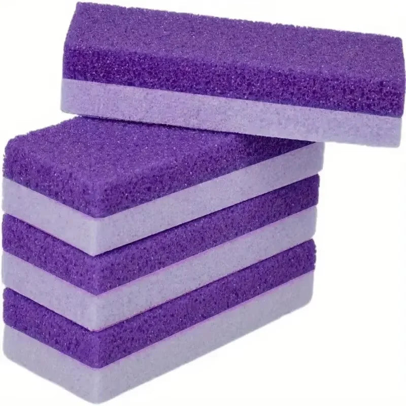 1/10Pcs Foot-exfoliating Stone File Callus Dead Skin Remover Foot Heel Scrubber Smooth Feet In Seconds Pedicure Exfoliator Tool - Curl and Collar