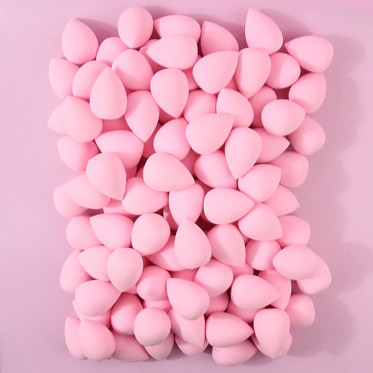 100/50/30/25/20/12PCS XL Super Affordable Large Soft Makeup Sponge Beauty Egg Set, No Powder Sticking Portable Makeup Tool - Curl and Collar