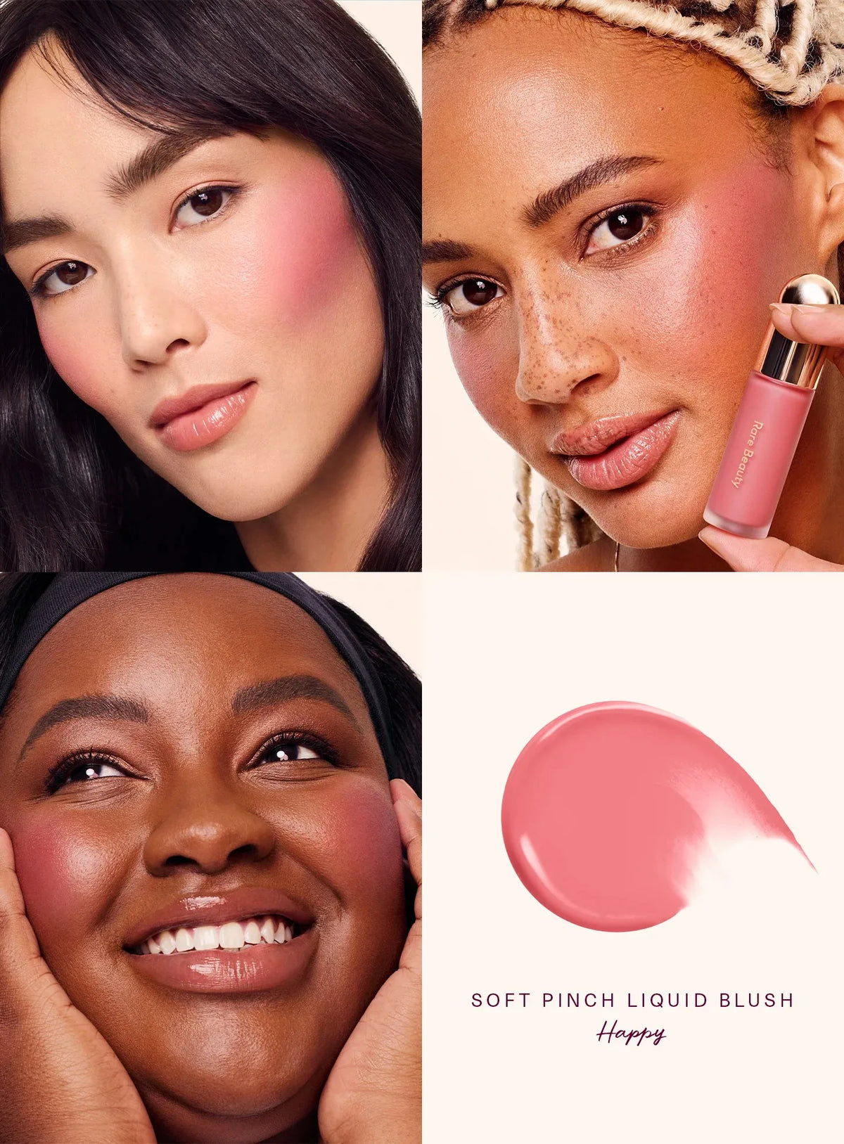 Rare Beauty Matte Lip Gloss Waterproof Non-Stick Cup Lip Glaze Smudge Proof Not Fade Delight Hope Happy Wonder Liquid Lipstick