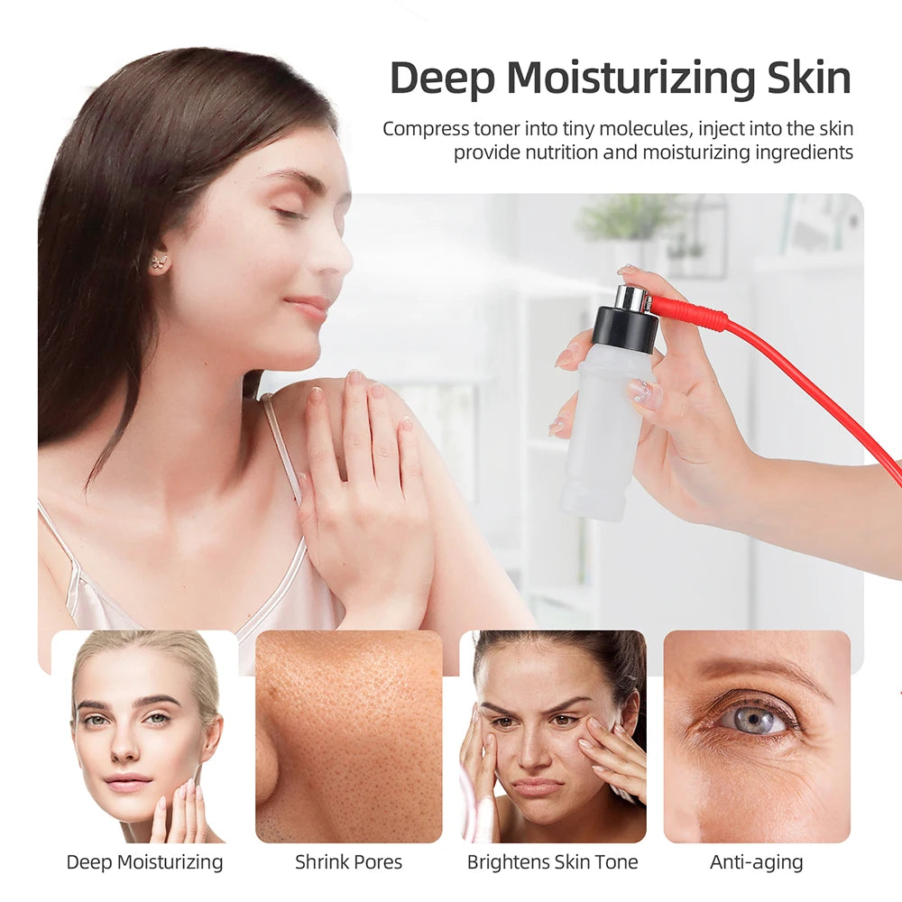 Spa Facial Peeling Deep Cleansing Device Face Beauty Machine Pore Deep Cleaning Skin Care - Curl and Collar