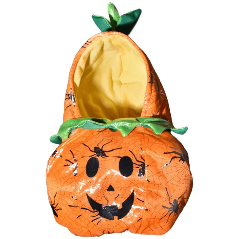 Halloween Funny Dog Clothes for Small Medium Dogs Cats Party Dressed Up Cosplay Costumes Bulldog French Chihuahua Pet Outfits - Curl and Collar
