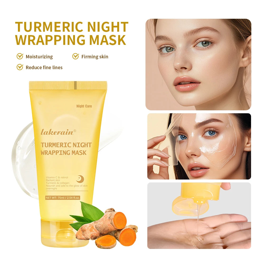 Korean Deep Collagen Mask Peel Off Mask Face Anti Wrinkle Lifting Skin Care Masks Bio Pack Night Wrapping Woman Overnight Skin - Curl and Collar