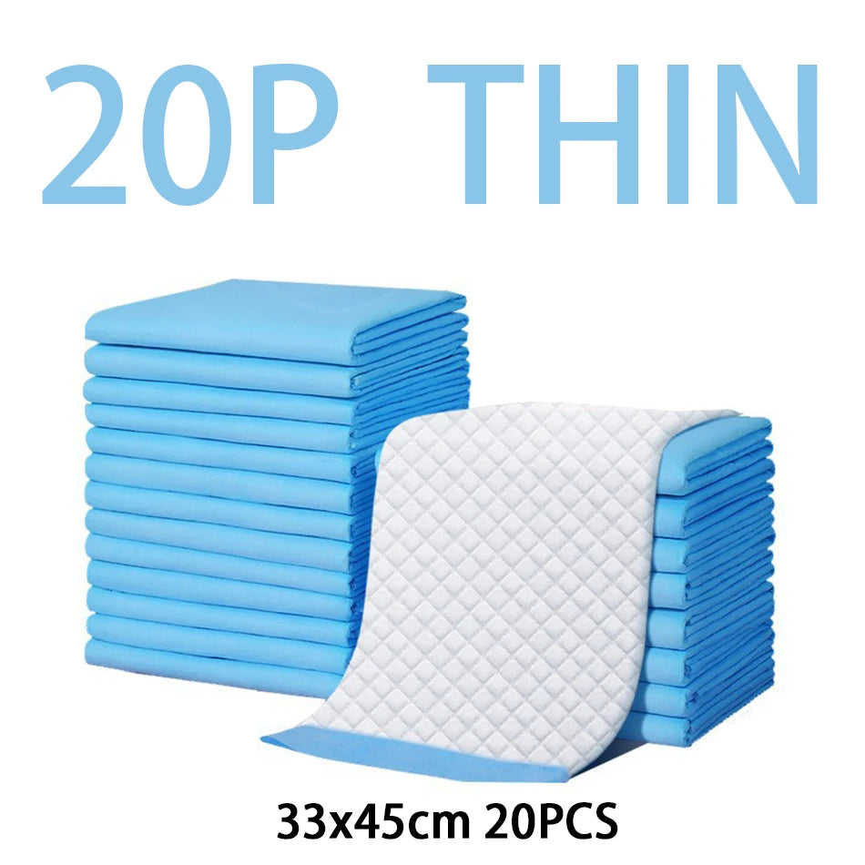 20/40/50/100Pcs Disposable Puppy Pee Pads Super Absorbent Dog Training Pad Dry Clean Cushion Pet Dog Supply - Curl and Collar