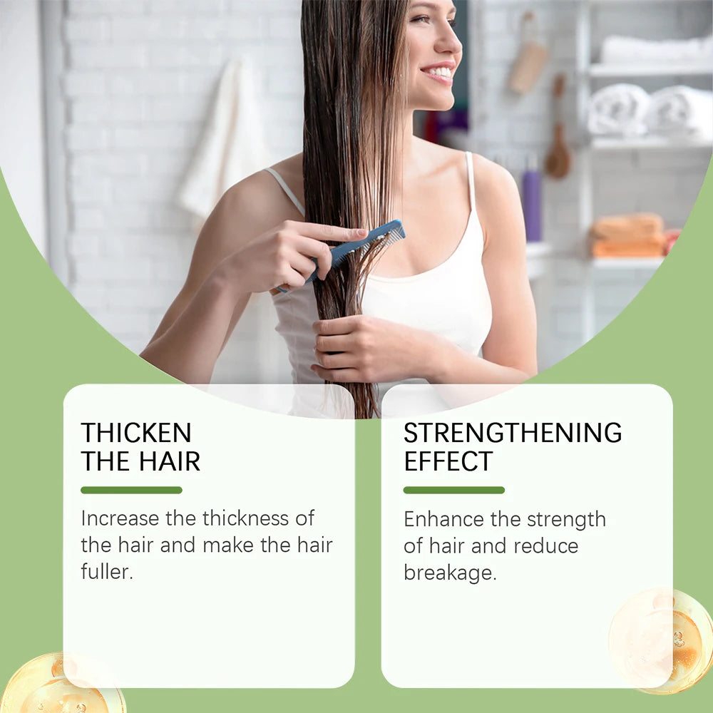 Rosemary Shampoo Soothing Scalp Anti Dandruff Refreshing Fluffy Repair Split Ends Plant Oil Control Nourishment Hair Shampoo - Curl and Collar