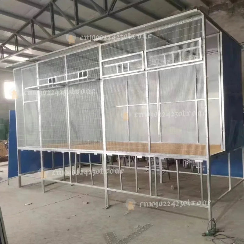 Customizable Breeding & Racing Pigeon Cages Universal Chicken Cage Assembled Pigeon Coops - Curl and Collar