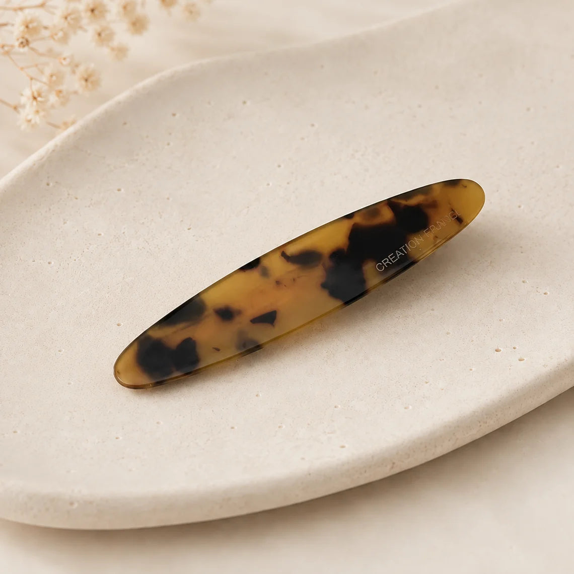 Acrylic Hair Barrette for Women Korean French Tortoiseshell Marble Side Clip Non Slip Hairpin Vintage Hair Accessories for Girls