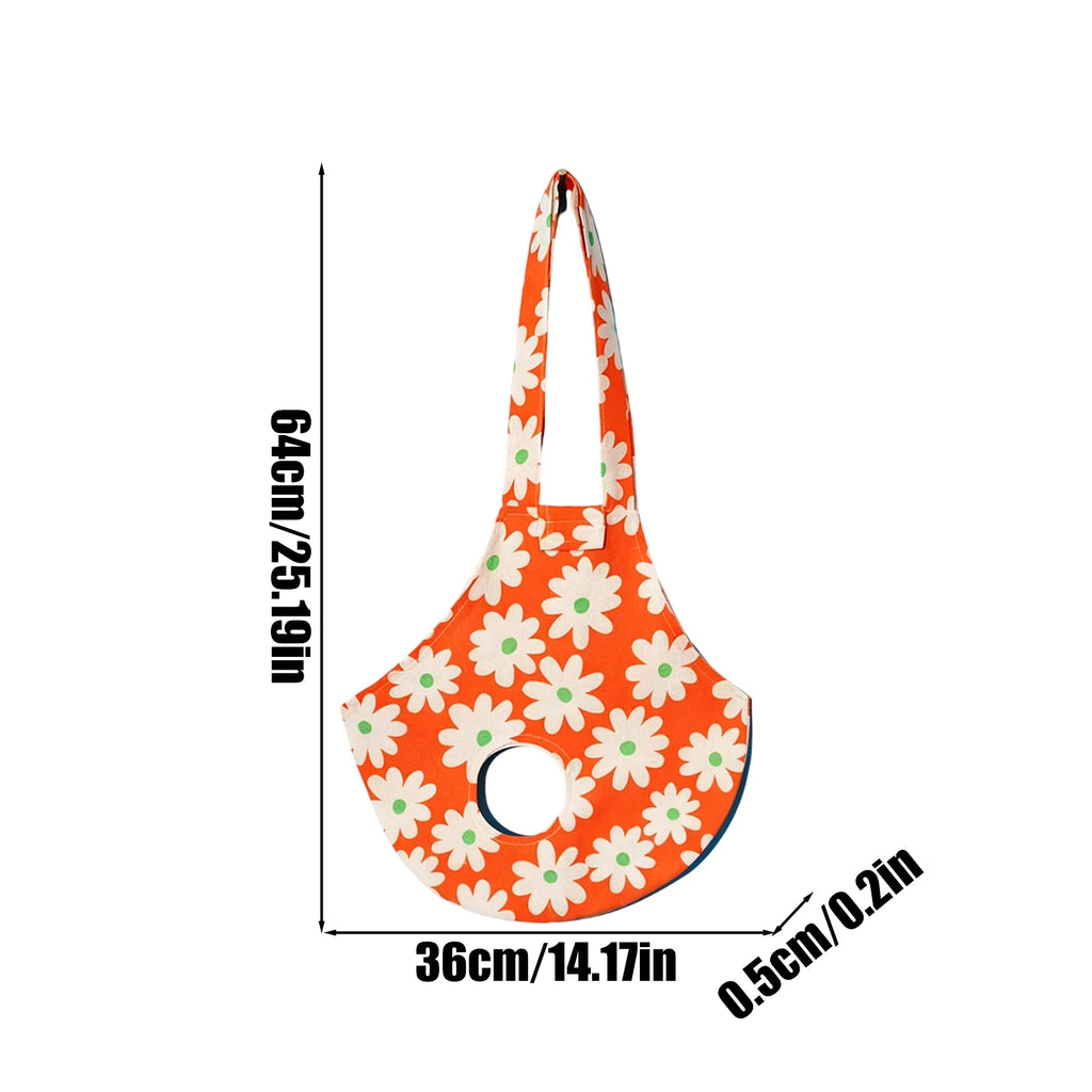1PC Chicken Holder Bag Chicken Sling Carrier with Handle Catching Hand Bag for Rooster Poultry Transport Traveling Driving - Curl and Collar