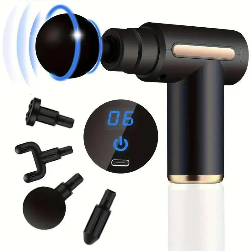 99 Speed Professional Muscle Massage Gun Massager Massager for Neck and Back Massage Instrument Dropshipping Fitness Equipment - Curl and Collar