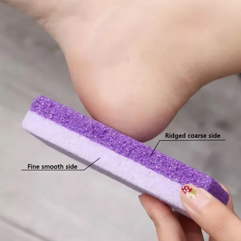 1/10Pcs Foot-exfoliating Stone File Callus Dead Skin Remover Foot Heel Scrubber Smooth Feet In Seconds Pedicure Exfoliator Tool - Curl and Collar