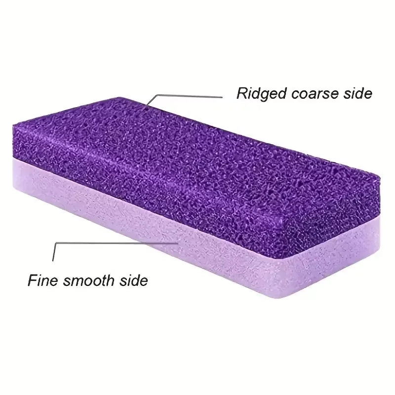 1/10Pcs Foot-exfoliating Stone File Callus Dead Skin Remover Foot Heel Scrubber Smooth Feet In Seconds Pedicure Exfoliator Tool - Curl and Collar