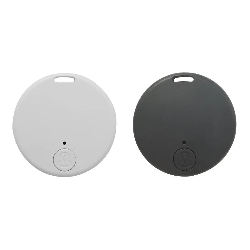 Mini Dog GPS Bluetooth 5.0 Tracker Anti-Lost Device Round Anti-Lost Device Pet Kids Bag Wallet Tracking Smart Finder Locator - Curl and Collar
