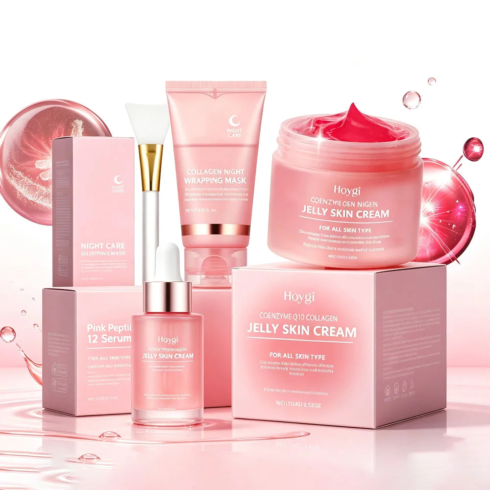 Salmon Collagen Jelly Cream Peel-Off Mask PDRN DNA Overnight Wrapping Facial Mask Elasticity Boosting Skin Glow Korean Skincare - Curl and Collar