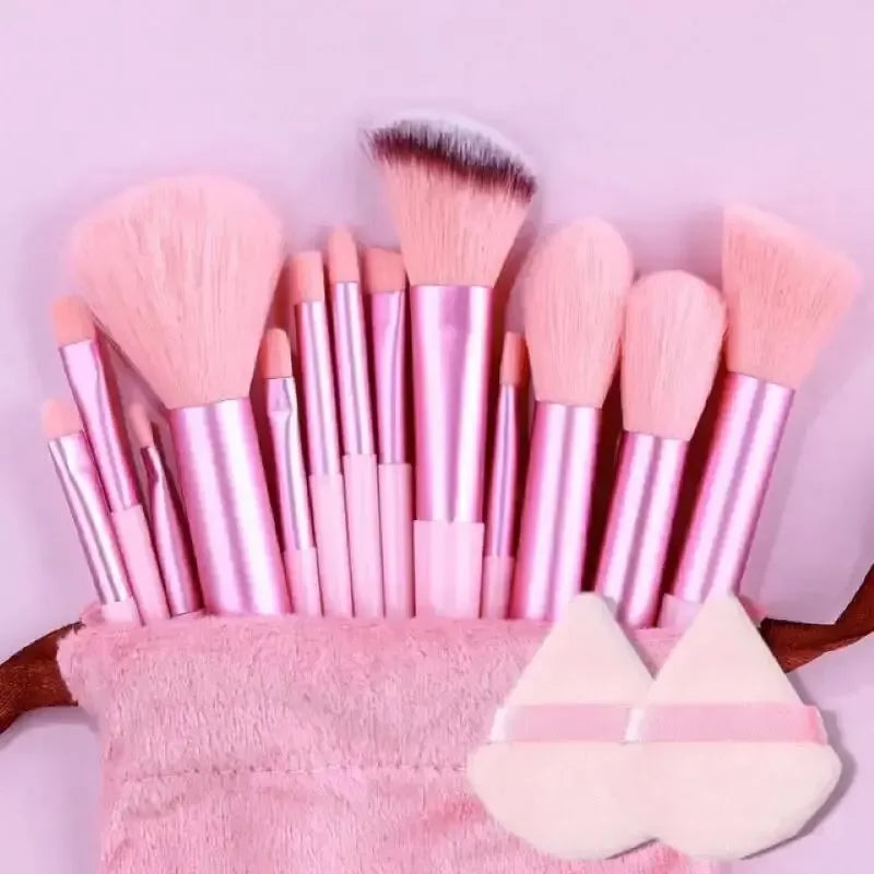 Makeup Brush Set Soft Fluffy Professiona Cosmetic Foundation Powder Eyeshadow Kabuki Blending Make Up Brush Beauty Tool Makeup - Curl and Collar