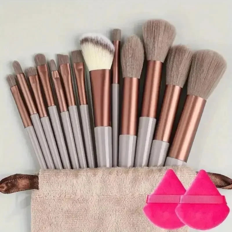 Makeup Brush Set Soft Fluffy Professiona Cosmetic Foundation Powder Eyeshadow Kabuki Blending Make Up Brush Beauty Tool Makeup - Curl and Collar