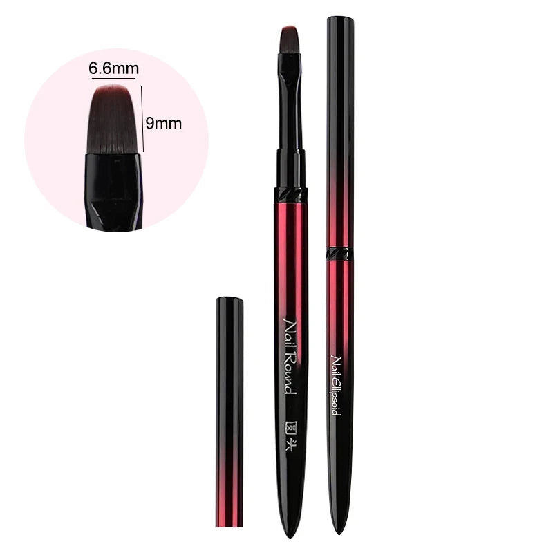 French Plaid Nail Art Brushes Set Line Grid Pattern Drawing Pen for DIY Design UV Gel Extension Manicure Painting Supplies - Curl and Collar