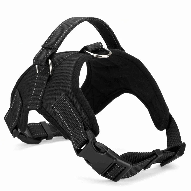 Dog Harness Quick Release Vest Pet Puppy Harness Nylon Material Breathable Pet Harness for Dog Adjustable Pet Outdoor Harness - Curl and Collar
