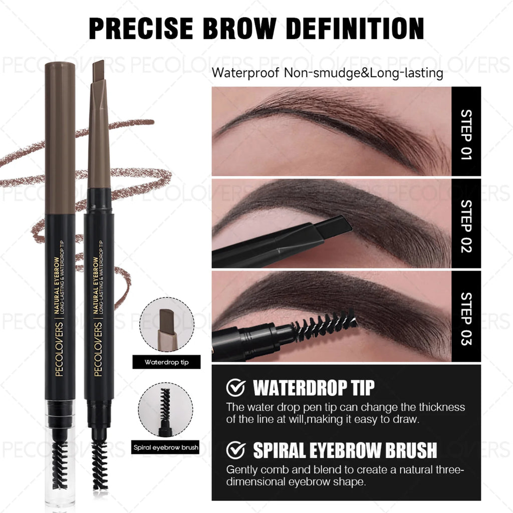 12PCS All-in-One Eye & Brow Makeup Set, 40 Shades Vibrant Color Eyeshadow Palette, Natural 3D Eyebrow Pencil, Quick-Dry Liquid Eyeliner, Volumizing Curling Mascara with Makeup Brushes, Waterproof Sweat-proof, Blendable Matte - Curl and Collar