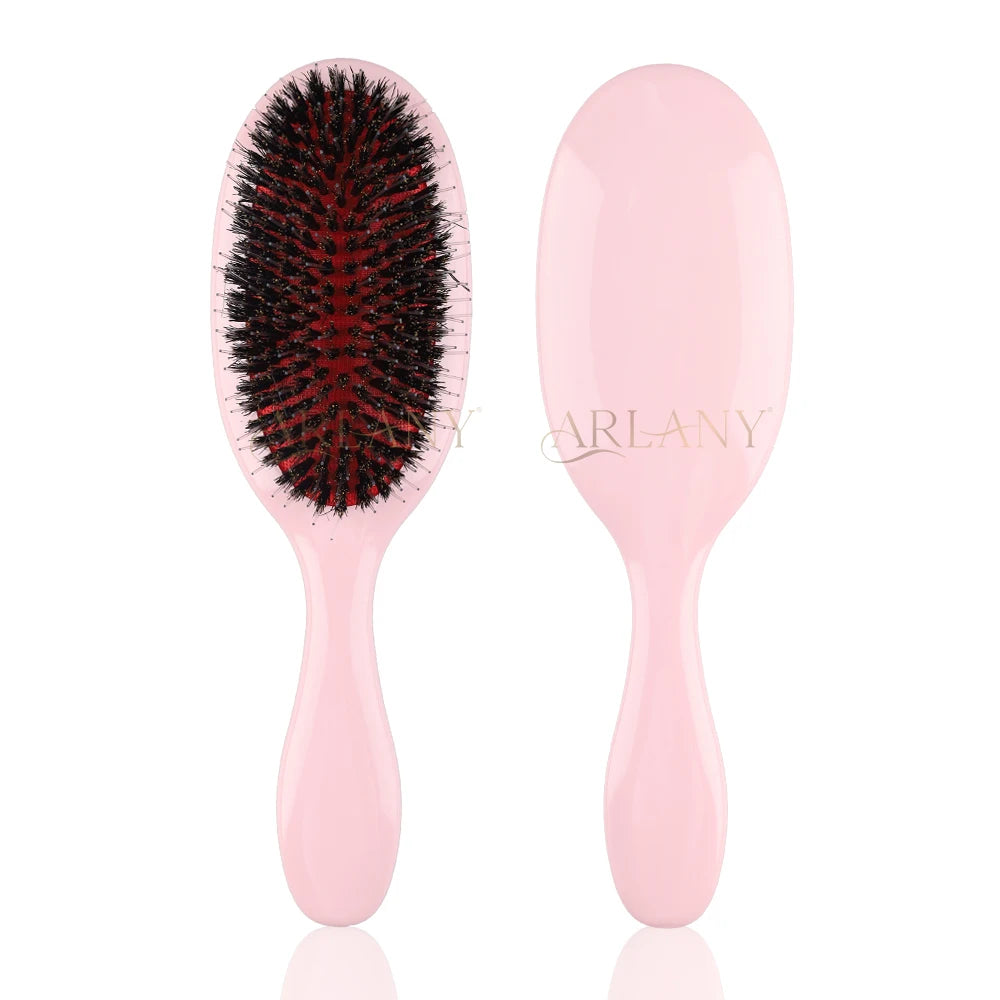 ARLANY Boar Bristle Hair Brush Massage Comb Hair Styling Tool Hair Beauty Salon Accessories Hairdressing Hair Extensions Tool - Curl and Collar