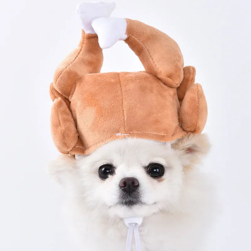 Halloween Funny Dog Clothes for Small Medium Dogs Cats Party Dressed Up Cosplay Costumes Bulldog French Chihuahua Pet Outfits - Curl and Collar