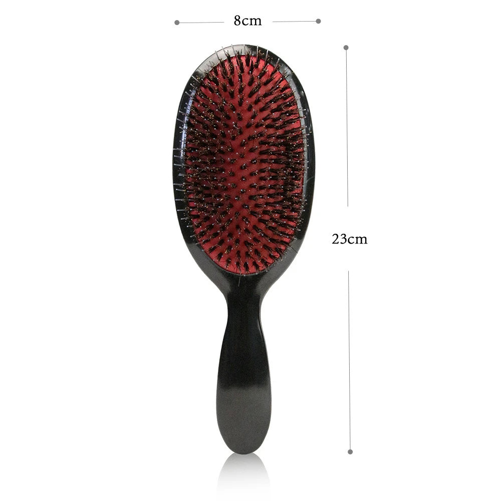 Barber Salon Hair Brush Hairdressing Detangling Combs Head Scalp Massager Comb Women Haircut Hairbrush Accessaries - Curl and Collar