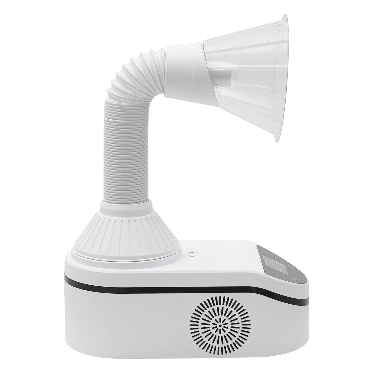 230W Tabletop Nail Dust Cleaning Machine Adjustable Speed Grinding Collecting Tool for Homes, Nail Art Schools, Beauty Salons - Curl and Collar