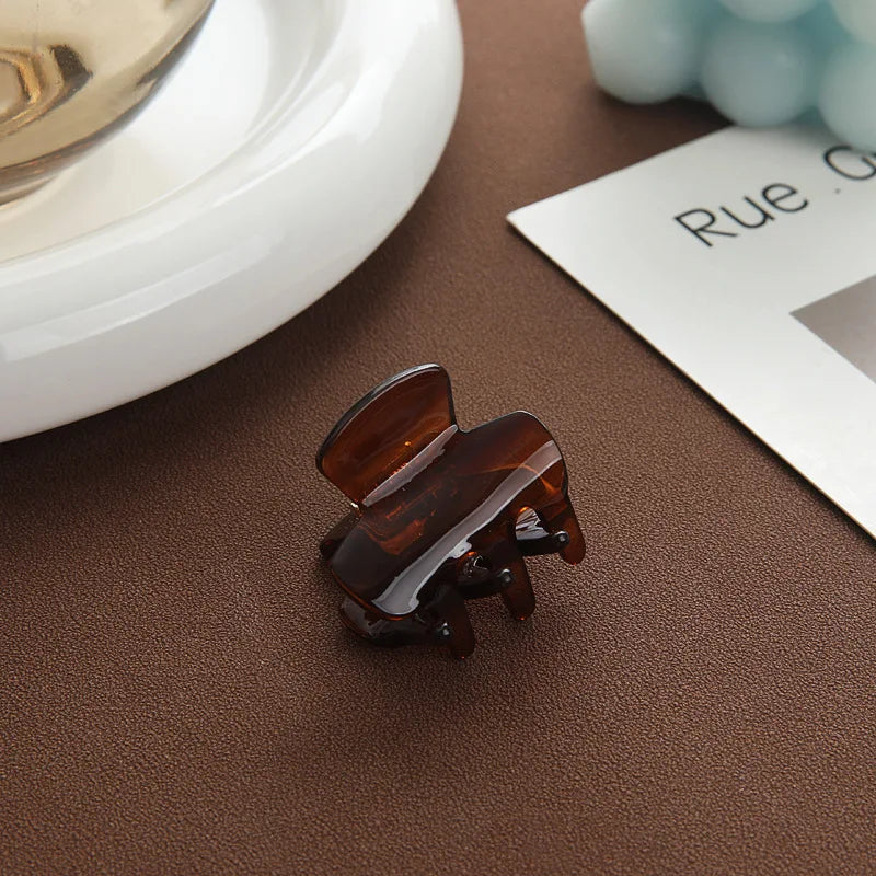 2026 New Korean style hair claw clip Fairy hair clips Mini Delicate hair claw Pretty hairclip Accessories for women - Curl and Collar