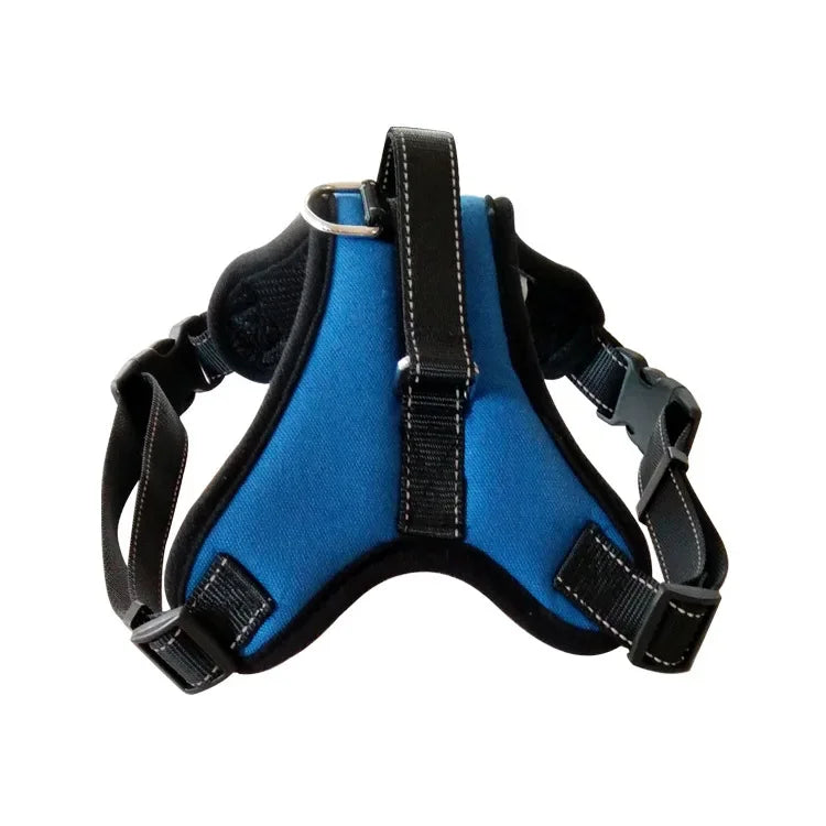 Dog Harness Quick Release Vest Pet Puppy Harness Nylon Material Breathable Pet Harness for Dog Adjustable Pet Outdoor Harness - Curl and Collar