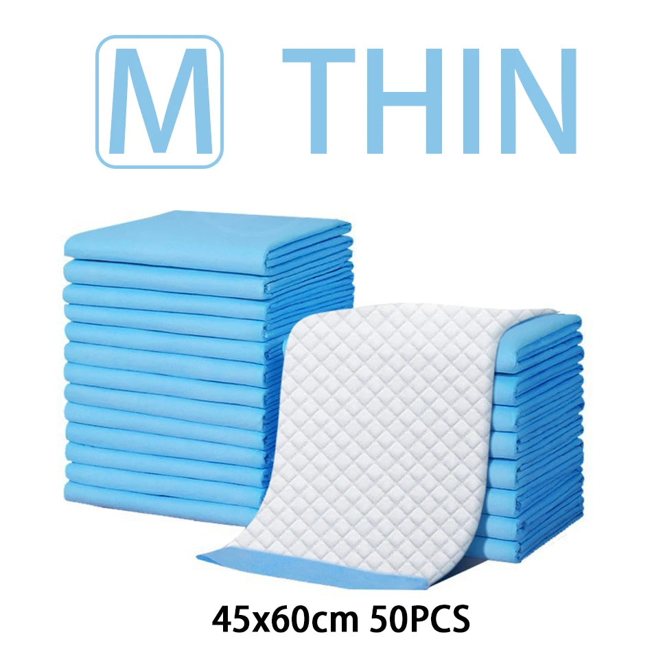 20/40/50/100Pcs Disposable Puppy Pee Pads Super Absorbent Dog Training Pad Dry Clean Cushion Pet Dog Supply - Curl and Collar