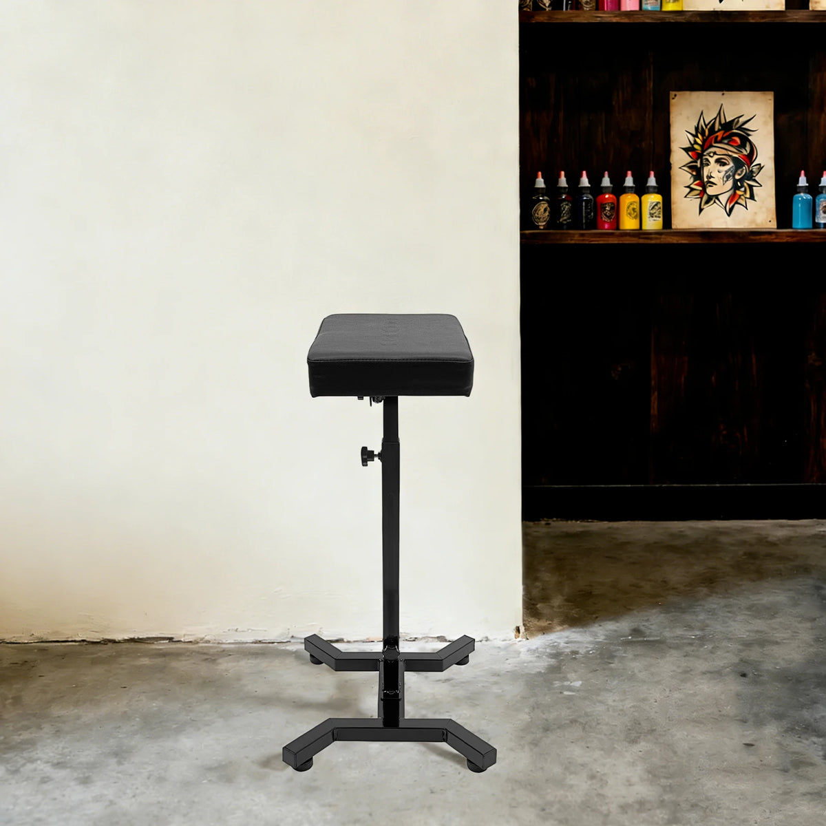 Height Adjustable Tattoo Armrest Holder, 5.12in High Tattoo Elbow Rest, Free Standing Arm Stand for Beauty Salons, Health Care Centers - Curl and Collar