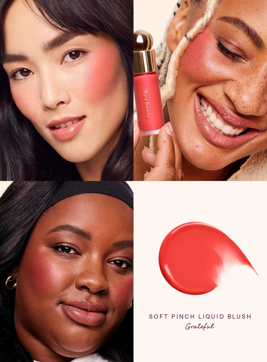 Rare Beauty Matte Lip Gloss Waterproof Non-Stick Cup Lip Glaze Smudge Proof Not Fade Delight Hope Happy Wonder Liquid Lipstick