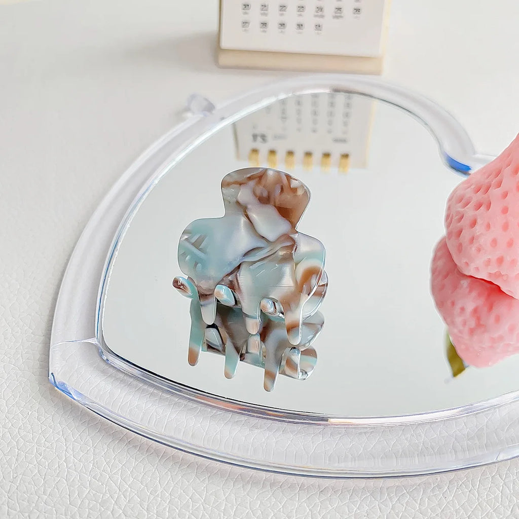 2026 New Korean style hair claw clip Fairy hair clips Mini Delicate hair claw Pretty hairclip Accessories for women - Curl and Collar