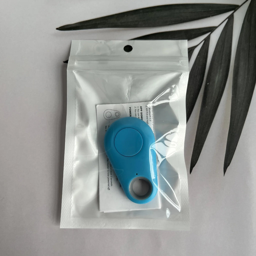 Mini Dog GPS Bluetooth 5.0 Tracker Anti-Lost Device Round Anti-Lost Device Pet Kids Bag Wallet Tracking Smart Finder Locator - Curl and Collar
