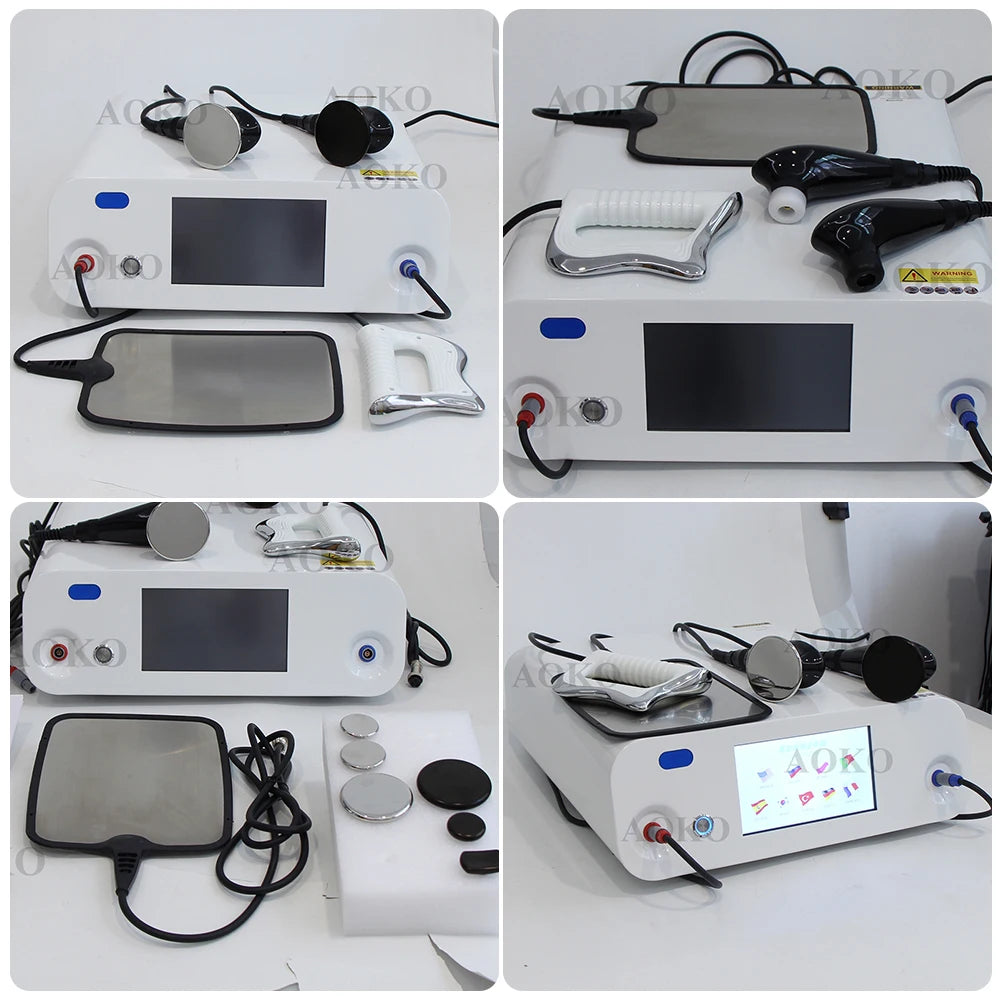 INDIBA 448Khz Thermal Therapy Technology Beauty Machine Body Care Face Lifting Relieve Pains Lose Weight SPA Device Skin Firming - Curl and Collar