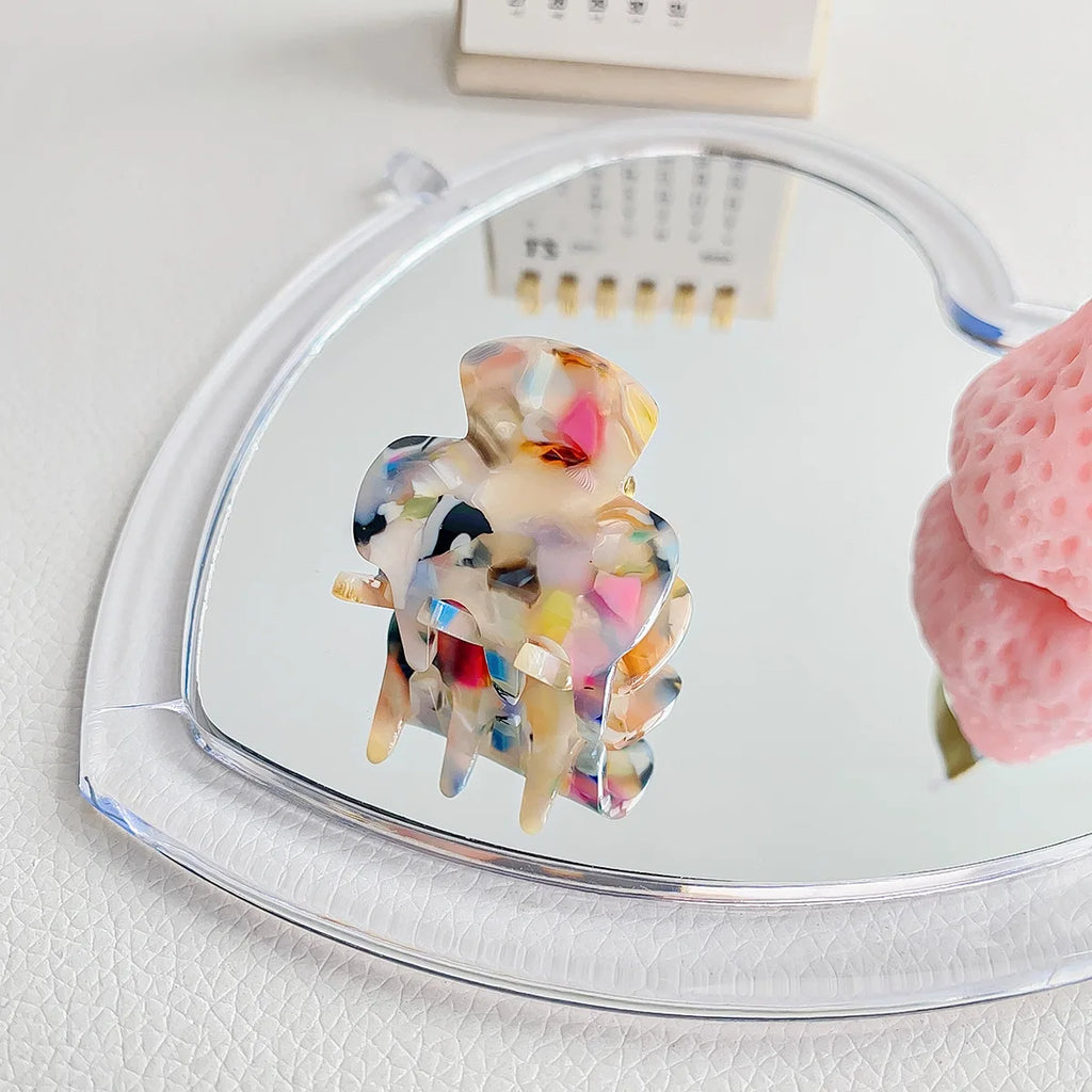 2026 New Korean style hair claw clip Fairy hair clips Mini Delicate hair claw Pretty hairclip Accessories for women - Curl and Collar
