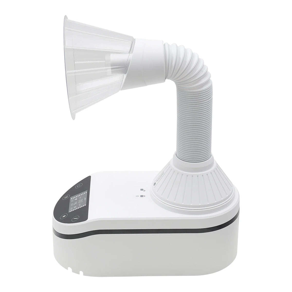 230W Tabletop Nail Dust Cleaning Machine Adjustable Speed Grinding Collecting Tool for Homes, Nail Art Schools, Beauty Salons - Curl and Collar