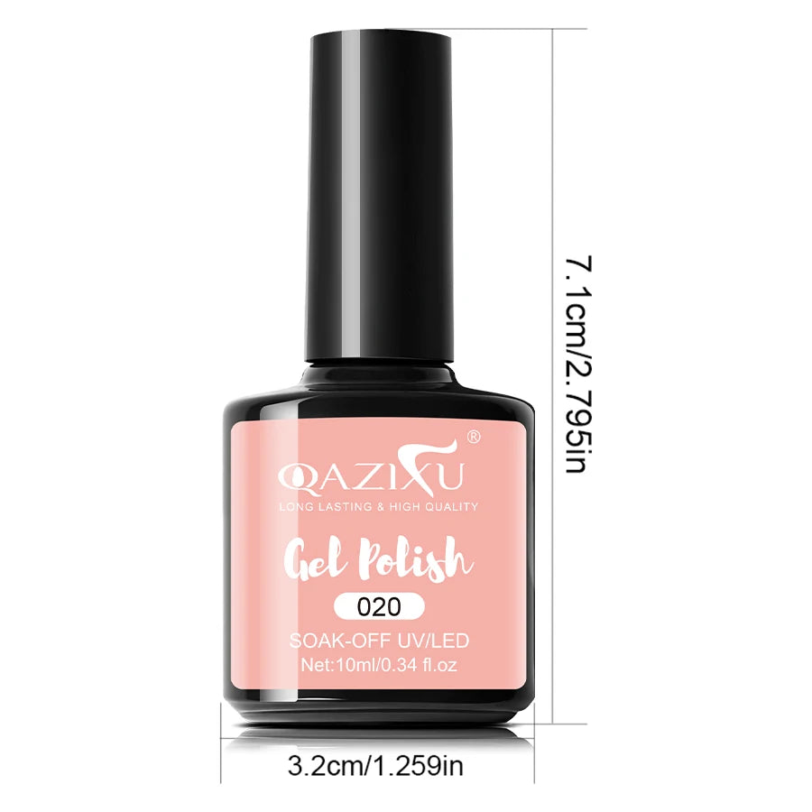 6Pcs Gel Nail Polish Set Milk Tea Popular Color UV LED Nail Gel for Nail Art Easy Apply & Soak Off DIY Home Manicure Salon Use - Curl and Collar