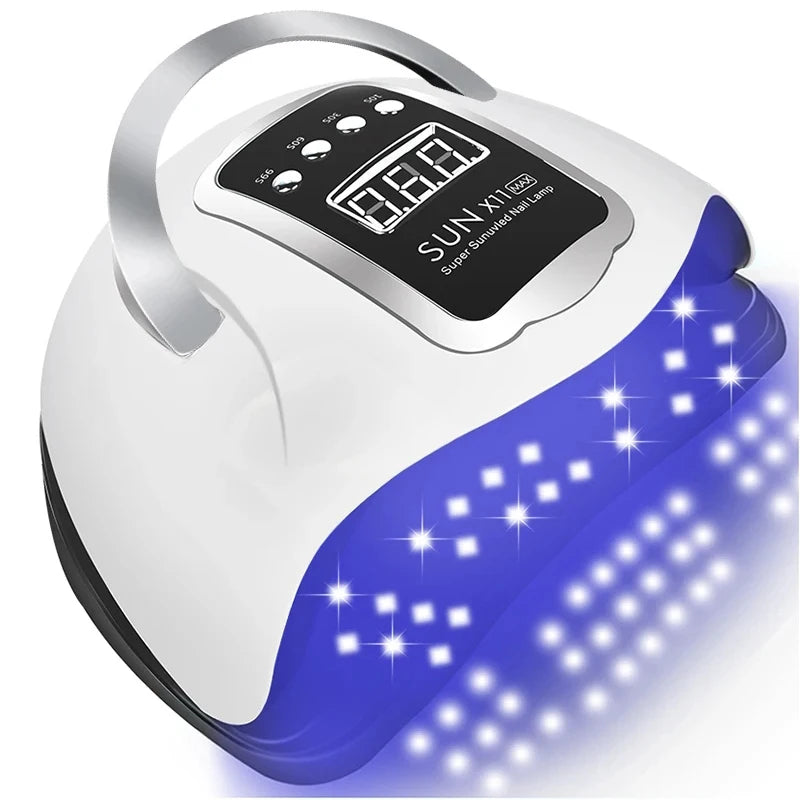 Professional Nail Lamp Infrared Sensor Manicure Nail Light For Fast Curing of All Gel Nail Polish Nail Dryer Machine Salon Tools - Curl and Collar