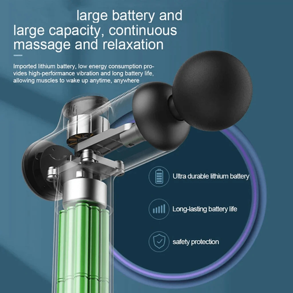 99 Speed Professional Muscle Massage Gun Massager Massager for Neck and Back Massage Instrument Dropshipping Fitness Equipment - Curl and Collar