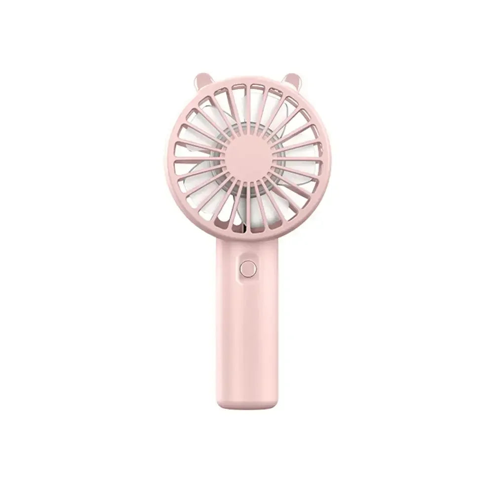 Portable Handheld Fan Small Cooling Fan USB Rechargeable Eyelash Eyelash Mute Cooler Handheld Fan Mini USB Rechargeable Desk - Curl and Collar