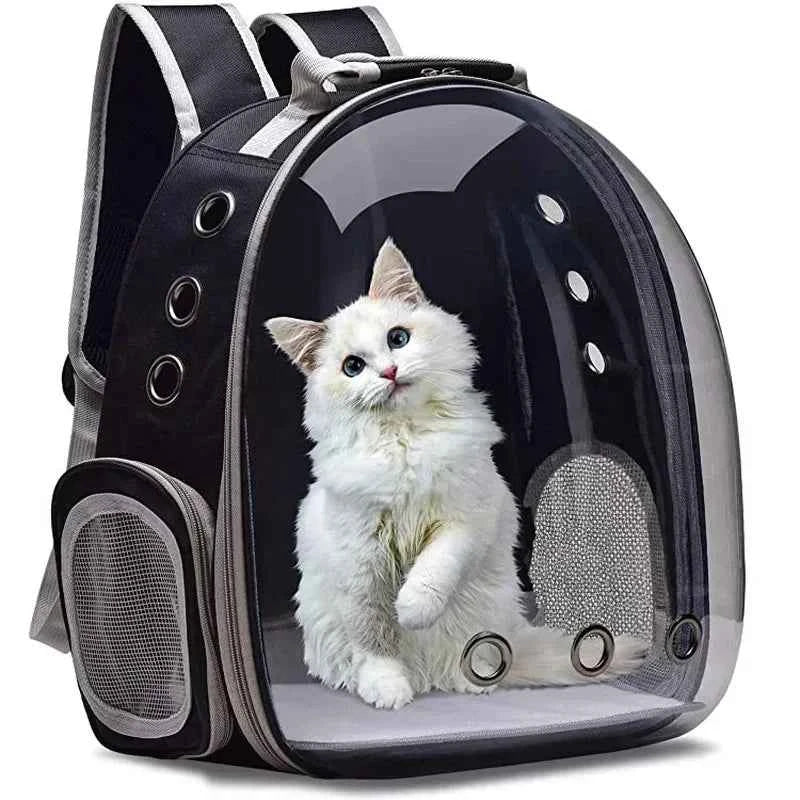 Transparent Portable Cat Carrier Backpack Breathable Bubble Pet Backpack for Small Animals Puppy Kitty Travel Capsule