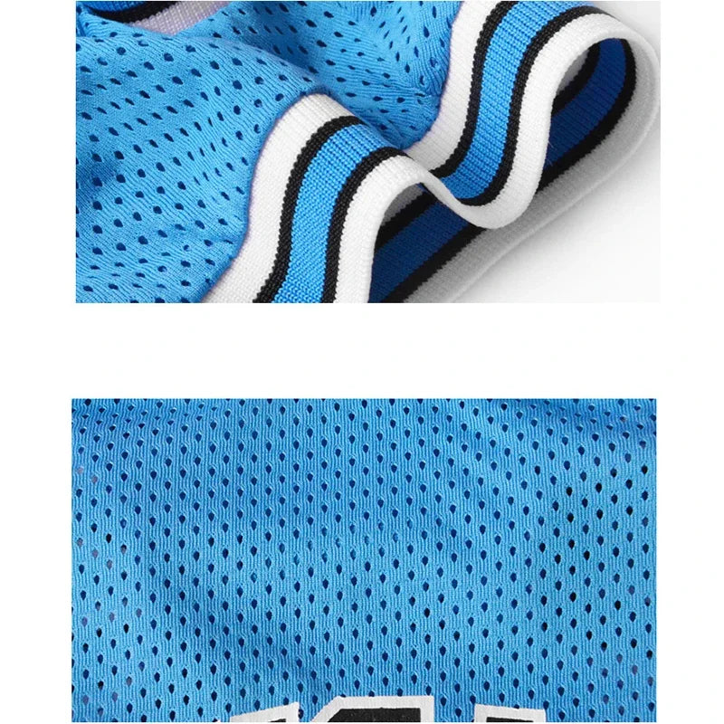 Summer Dog Clothes Mesh Breathable Sport Dog Jersey Basketball Clothes Puppy T-Shirt Summer Pet Cat Shirts For Small Large Dogs - Curl and Collar