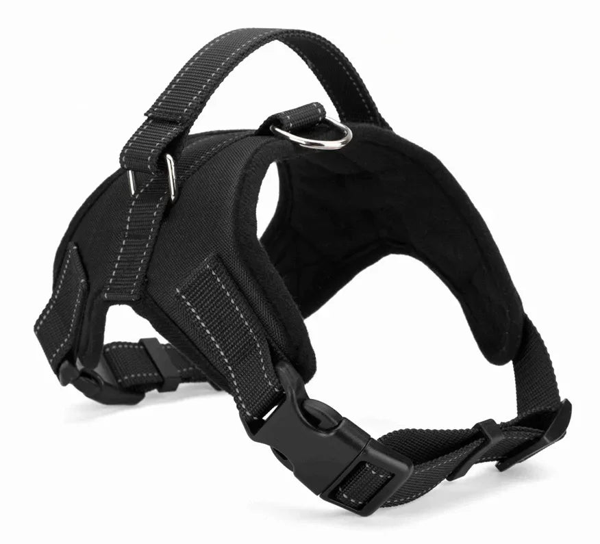 Dog Harness Quick Release Vest Pet Puppy Harness Nylon Material Breathable Pet Harness for Dog Adjustable Pet Outdoor Harness - Curl and Collar