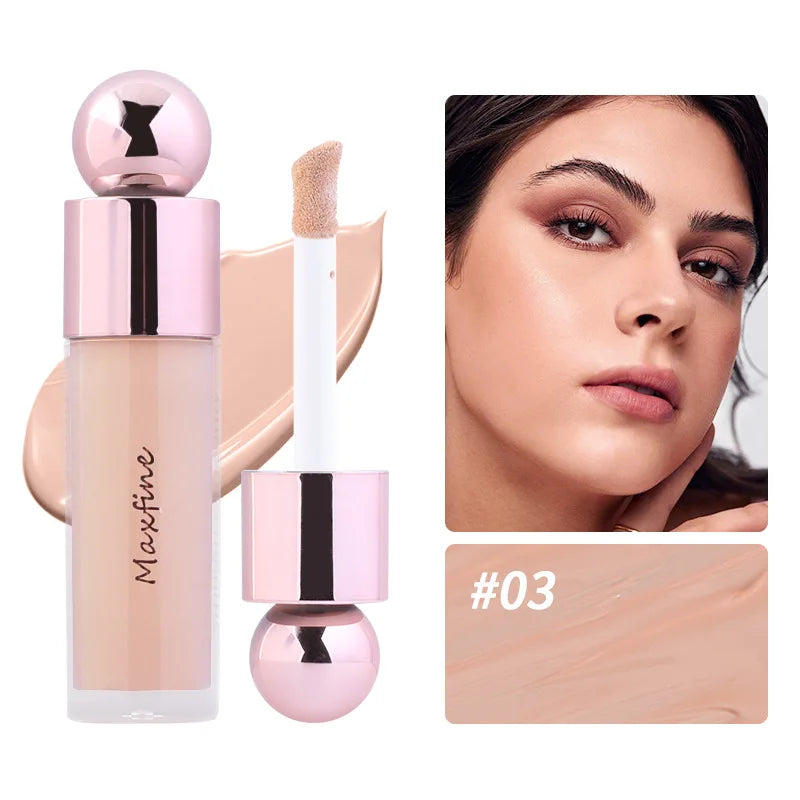 Concealer with Pore Blurring Moisturizing Oil Control Long Lasting Sweat Resistant Non Transfer for Covering Facial Blemishes